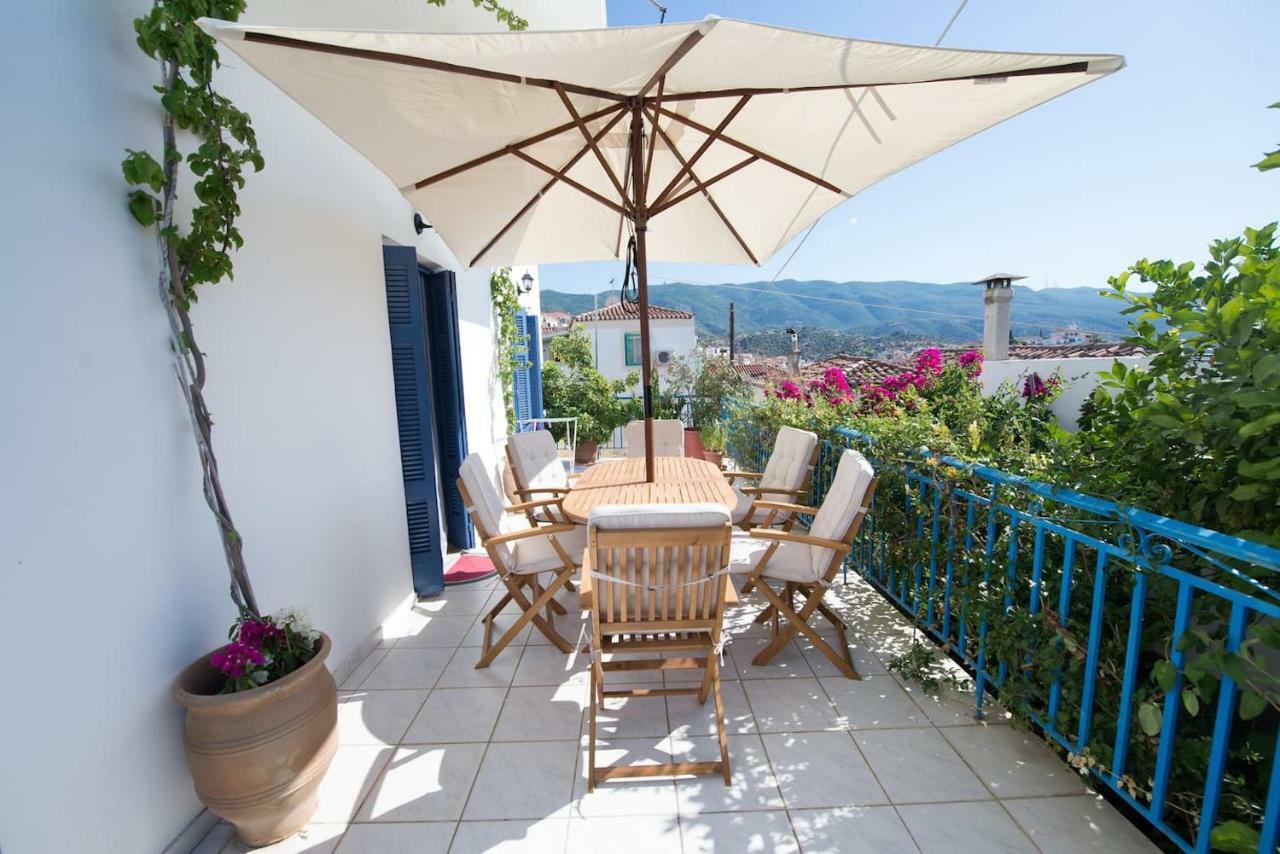 Aquarella-Stylish Veranda Apartment In Centre Of Πόρος Εξωτερικό φωτογραφία