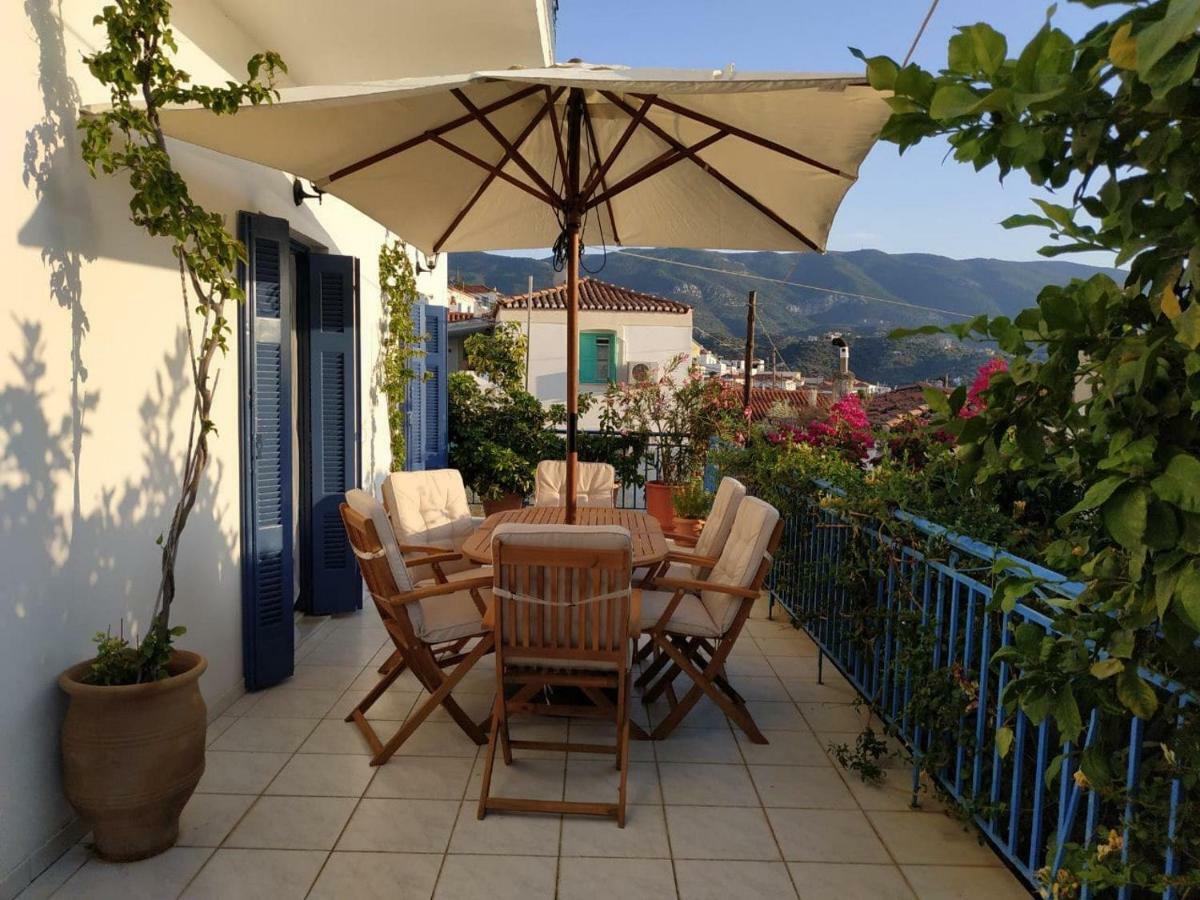 Aquarella-Stylish Veranda Apartment In Centre Of Πόρος Εξωτερικό φωτογραφία